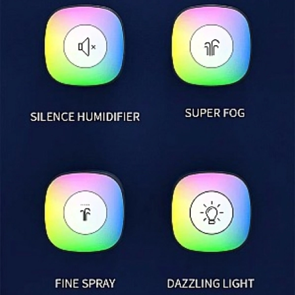 Humidificateur Portable à Lumière LED Colorée SD09 – Image 4