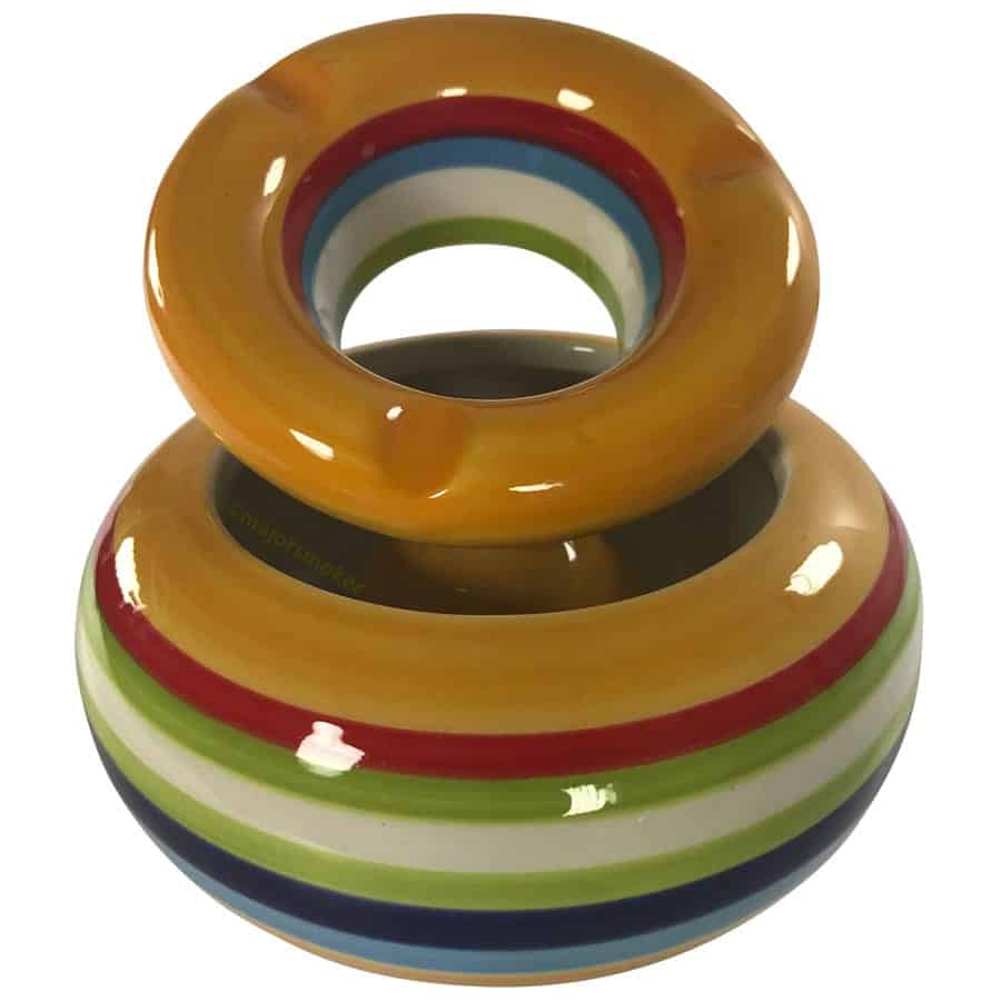 Cendrier En Céramique | Cendrier Marocain Jaune – Image 6